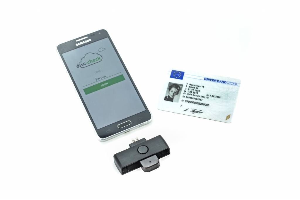 Mobile Driver Tachograph Card Reader